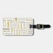 Étiquette À Bagage Jérusalem (Devant horizontal)