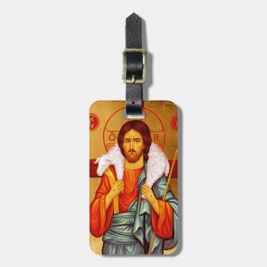 Étiquette À Bagage Jésus à la recherche du mouton perdu (Devant Vertical)