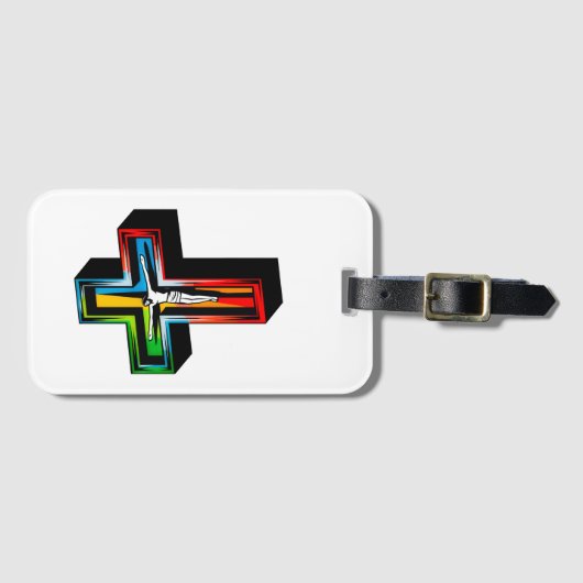 Étiquette À Bagage Jésus-Christ  (Devant Horizontal)