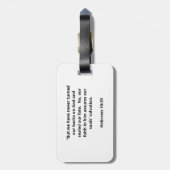 Étiquette À Bagage Jésus > Culture Tee - Foi Audacieuse. Vérité simpl (Dos Vertical)