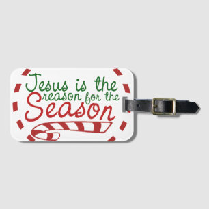 Étiquette À Bagage Jésus est la raison de la saison de Noël