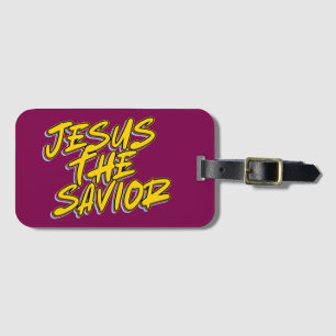 ÉTIQUETTE À BAGAGE JÉSUS LE SAUVEUR