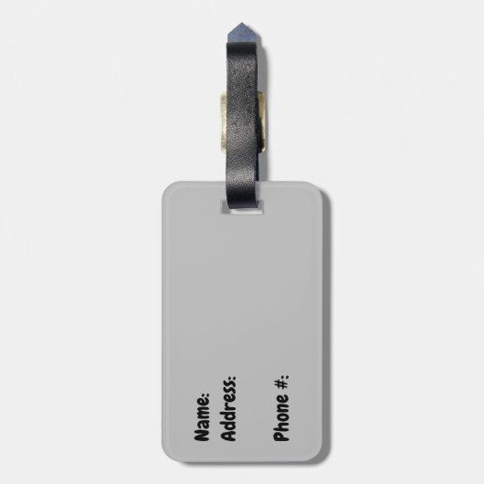 Étiquette À Bagage Jet Lag Panda (Dos Vertical)