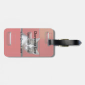 Étiquette À Bagage Jeter un coup d'oeil de chaton (Dos horizontal)