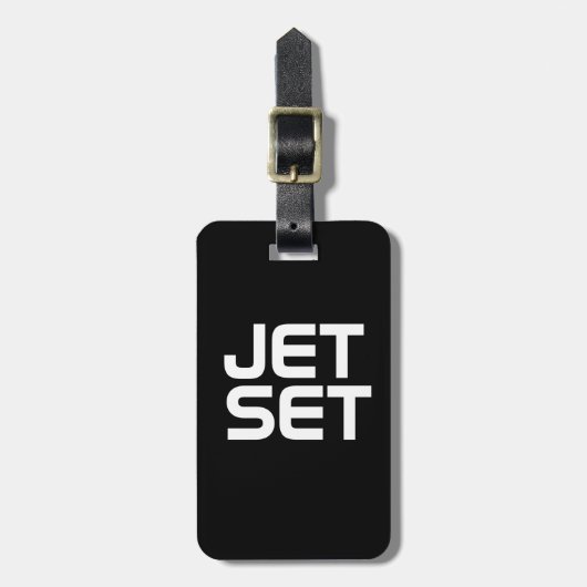 Étiquette À Bagage Jeu Jet (Devant Vertical)