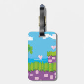 Étiquette À Bagage Jeu vidéo rétro (Dos Vertical)