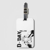 Étiquette À Bagage JEUDI 6 juin 1944 (Devant Vertical)