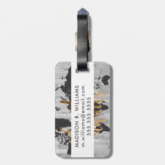 Étiquette À Bagage Jeune Explorateur VI (Dos Vertical)