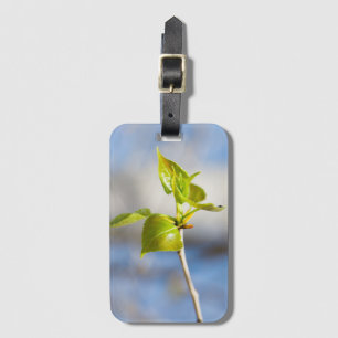 Étiquette À Bagage Jeunes feuilles