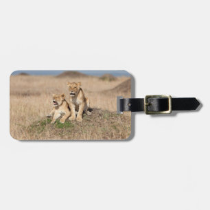 Étiquette À Bagage Jeunes lions