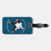 Étiquette À Bagage Jiu Jitsu Judo Martial Arts Studio (Dos horizontal)