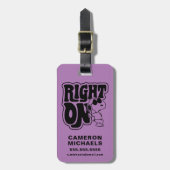 Étiquette À Bagage Joe Cool - Juste Activé (Devant Vertical)