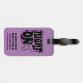 Étiquette À Bagage Joe Cool - Juste Activé (Dos horizontal)