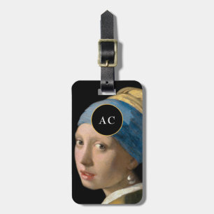 Étiquette À Bagage Johannes Vermeer - Fille avec une oreille perle