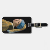 Étiquette À Bagage Johannes Vermeer - Fille avec une oreille perle (Devant horizontal)