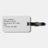 Étiquette À Bagage Johannes Vermeer - Fille avec une oreille perle (Dos horizontal)