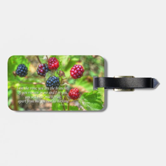 Étiquette À Bagage John 15:5 (Dos horizontal)