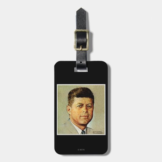Étiquette À Bagage John F. Kennedy DANS MEMORIAM (Devant Vertical)