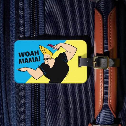 Étiquette À Bagage Johnny Bravo Coiffure (Insitu Rectoal 4)