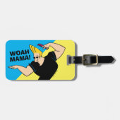 Étiquette À Bagage Johnny Bravo Coiffure (Devant horizontal)