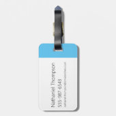 Étiquette À Bagage Johnny Bravo Comb - Don't Touch The Hair! (Dos Vertical)