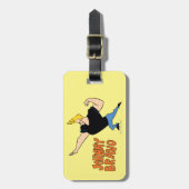 Étiquette À Bagage Johnny Bravo Flexing (Devant Vertical)