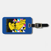 Étiquette À Bagage Johnny Bravo Pop Art Graphic (Devant horizontal)