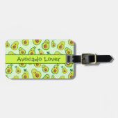 Étiquette À Bagage Joie d'avocat vert (Devant horizontal)