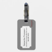 Étiquette À Bagage Joignez ou mourez la bande dessinée, 1754 (Dos Vertical)