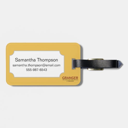 Étiquette À Bagage Joints : Afl (Dos horizontal)