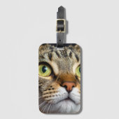 Étiquette À Bagage Joli chat (Devant Vertical)