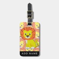 Joli Lion Bébé sur tout le Motif d'impression