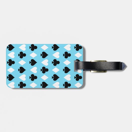 Étiquette À Bagage Joli Magicien Magicien Bunny Trick Pour Enfants (Dos horizontal)