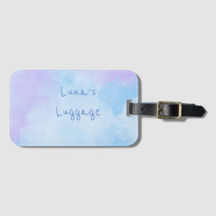 Étiquette À Bagage Joli Motif Art