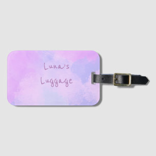Étiquette À Bagage Joli Motif Art
