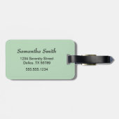 Étiquette À Bagage Joli Petit Fox Sleepy (Dos horizontal)