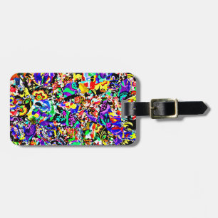 Étiquette À Bagage Joli tableau abstrait peint coque d'air iPad