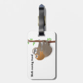 Étiquette À Bagage Jolie fentes bébé sur l'arbre de l'Escalade du dos (Dos Vertical)