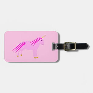 Étiquette À Bagage Jolie fille rose bébé Unicorn personnalisée