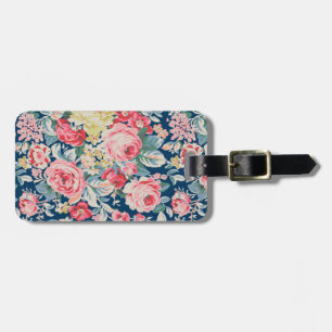 Étiquette À Bagage Jolies Adorables Fleurs Modernes en Fleurs