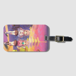 Étiquette À Bagage Jolies filles de glace d'anime