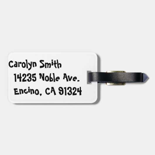 Étiquette À Bagage Jolis cheval et cavalier de pullover de chasseur (Dos horizontal)