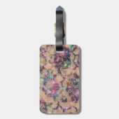Étiquette À Bagage Jolis roses de dentelle (Dos Vertical)