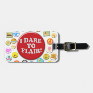 Étiquette À Bagage J'ose la Flair