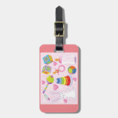 Étiquette À Bagage Jouets pour bébés et articles de première nécessit (Devant Vertical)