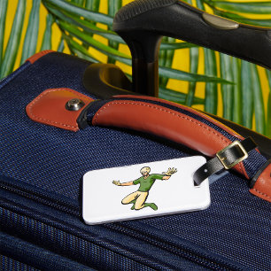 Étiquette À Bagage Joueur de baseball rétro Graphique de sport vintag