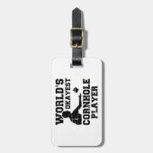 Étiquette À Bagage Joueur de cornhole le plus génial du monde (Devant Vertical)