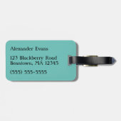 Étiquette À Bagage Joueur de trompettes (Dos horizontal)