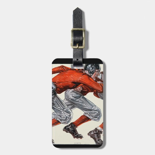 Étiquette À Bagage Joueurs de football (Devant Vertical)