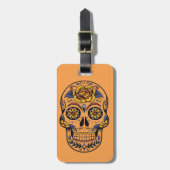 Étiquette À Bagage jour du crâne mexicain des morts (Devant Vertical)